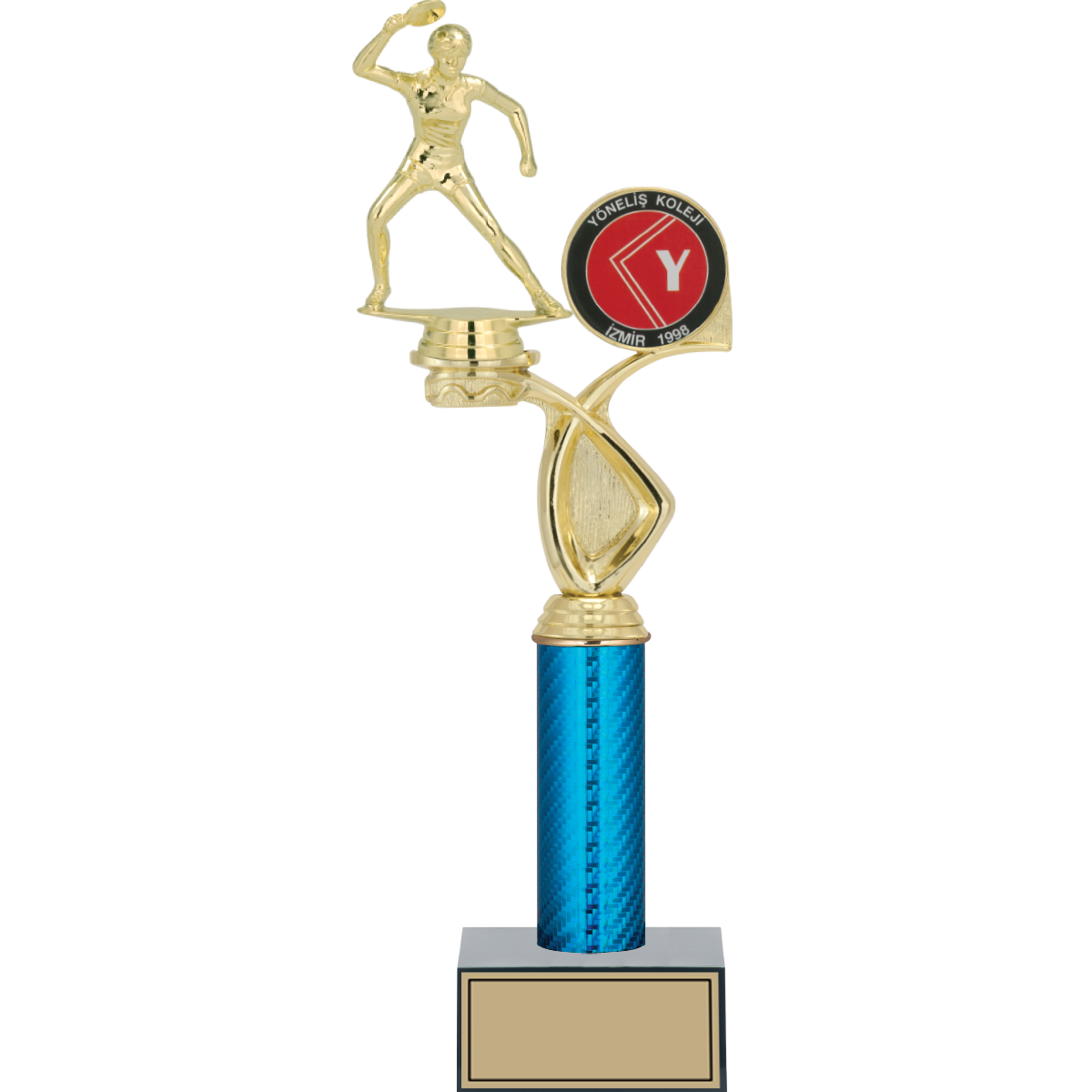 Masa Tenisi Kadın Figürlü Kupalar 39, 36, 34 cm | FG-017 - 39