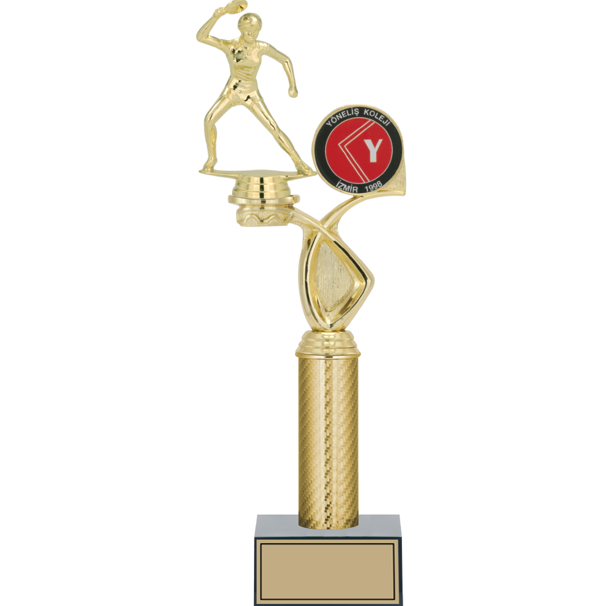 Masa Tenisi Kadın Figürlü Kupalar 39, 36, 34 cm | FG-015 - 39