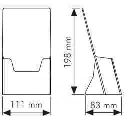 Masaüstü Broşürlük 1/3 A4 (10,5x21cm) 19 Masaüstü Broşürlük 1/3 A4 (10,5x21cm)