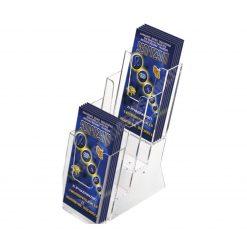 Masaüstü Broşürlük 4 Katlı 1/3 A4 (10,5x21cm)