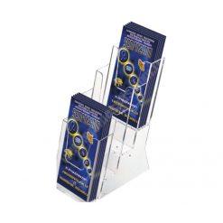 Masaüstü Broşürlük 4 Katlı 1/3 A4 (10,5x21cm)