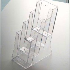 Masaüstü Broşürlük 4 Katlı 1/3 A4 (10,5x21cm)