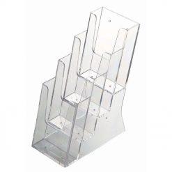 Masaüstü Broşürlük 4 Katlı 1/3 A4 (10,5x21cm)