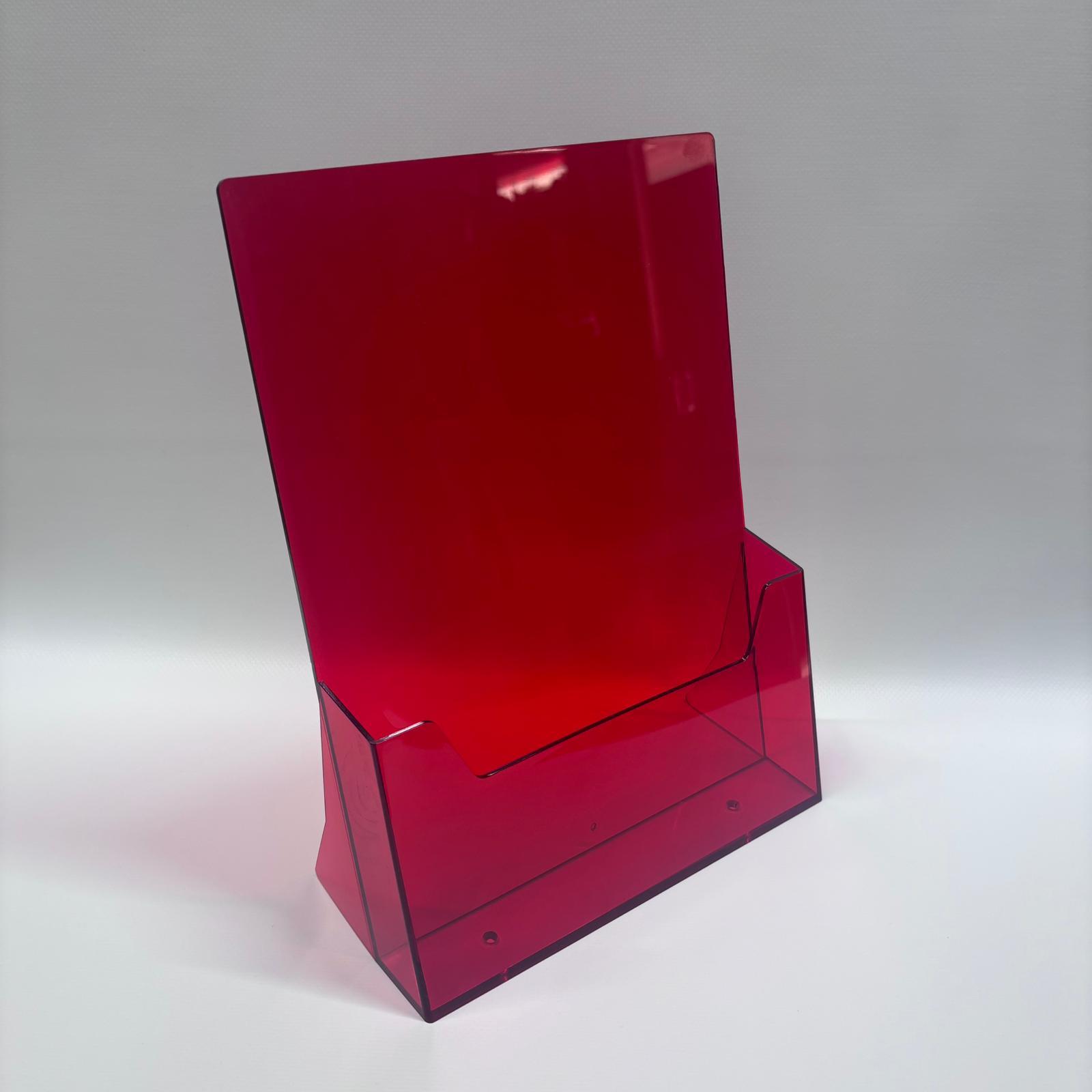 Masaüstü Broşürlük A4 – Kırmızı 2 Masaüstü Broşürlük A4 – Kırmızı