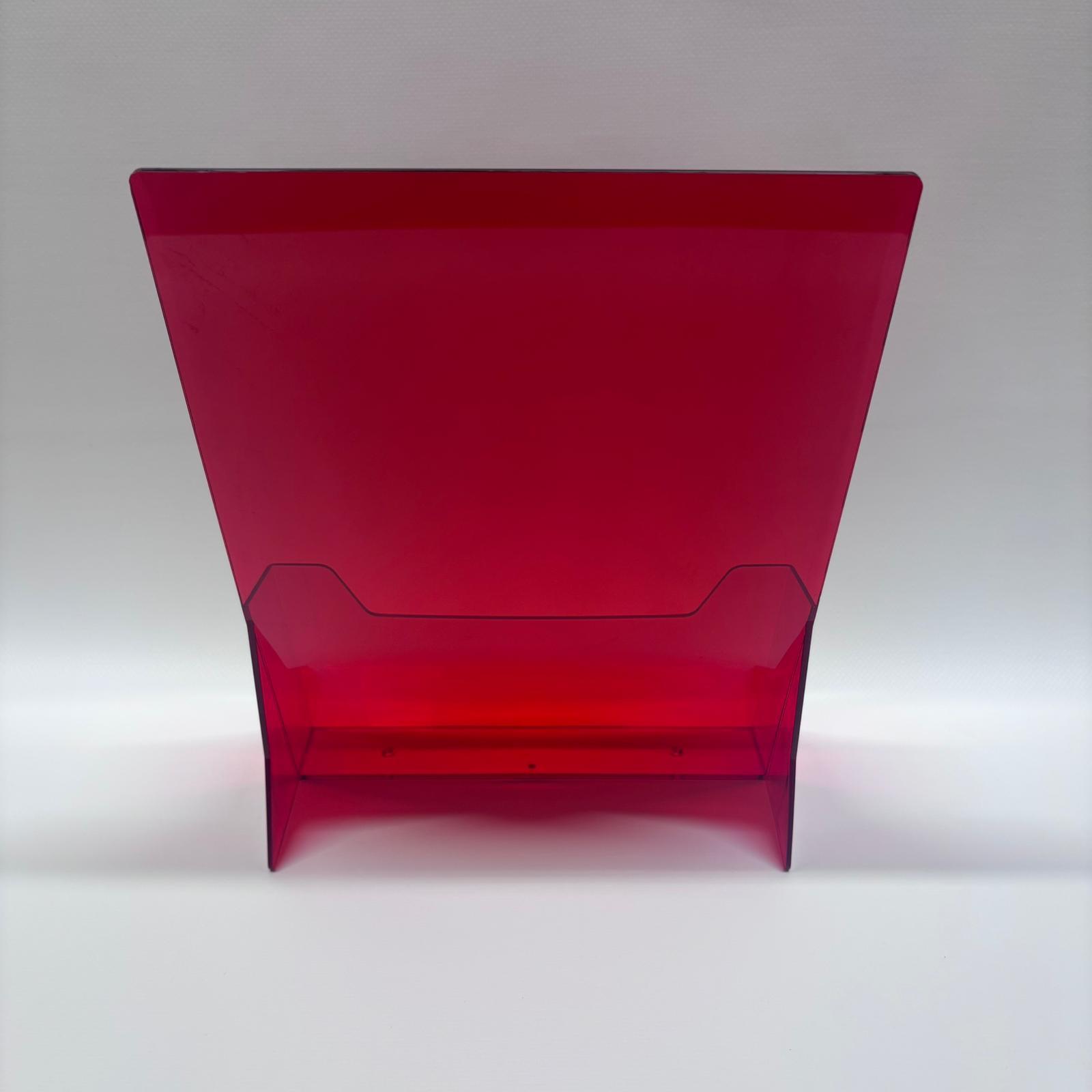 Masaüstü Broşürlük A4 – Kırmızı 4 Masaüstü Broşürlük A4 – Kırmızı