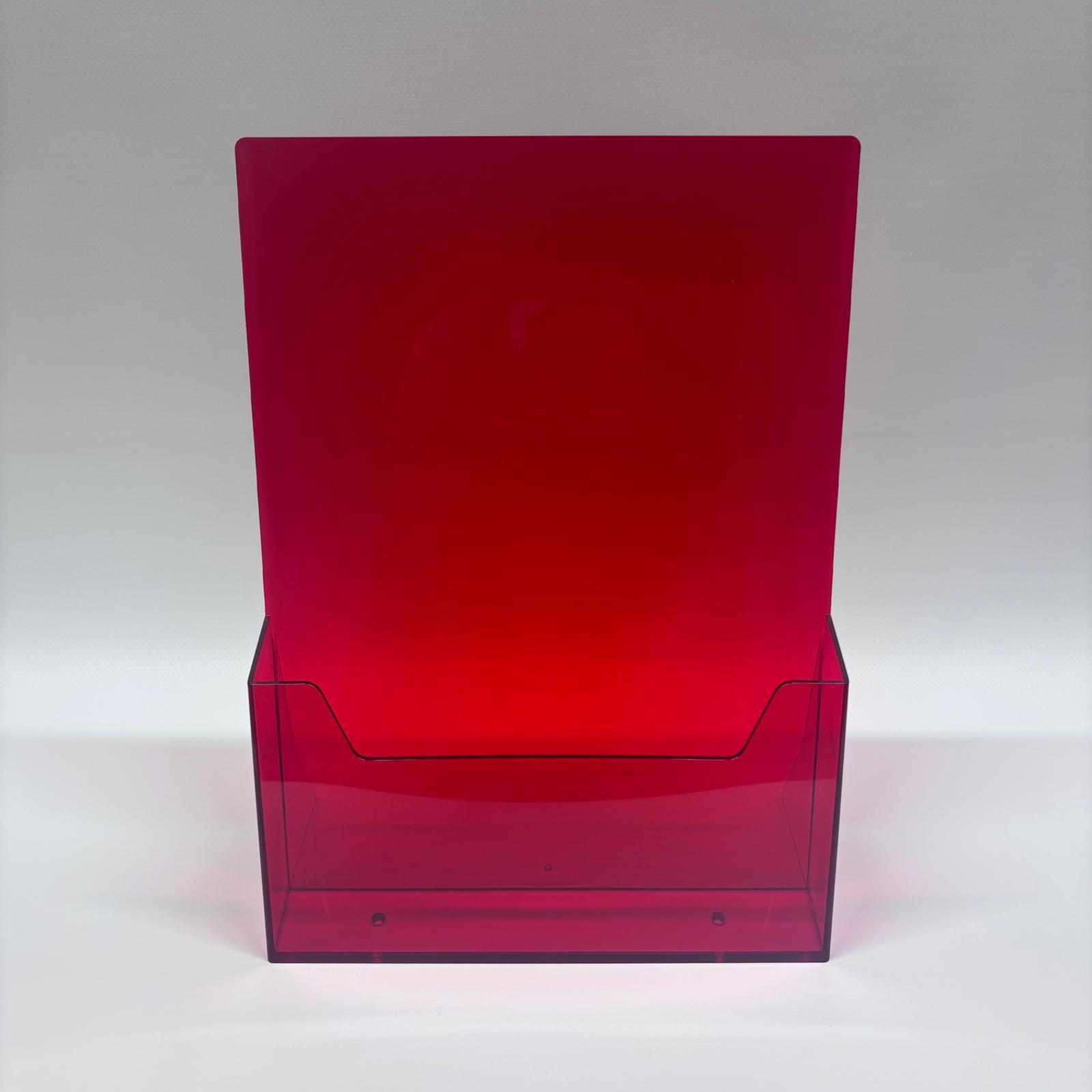 Masaüstü Broşürlük A4 – Kırmızı 1 Masaüstü Broşürlük A4 – Kırmızı