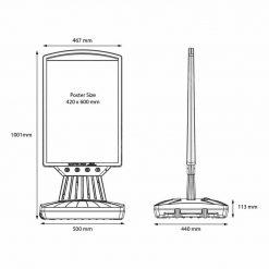 Master Sign Kaldırım Reklam Dubası