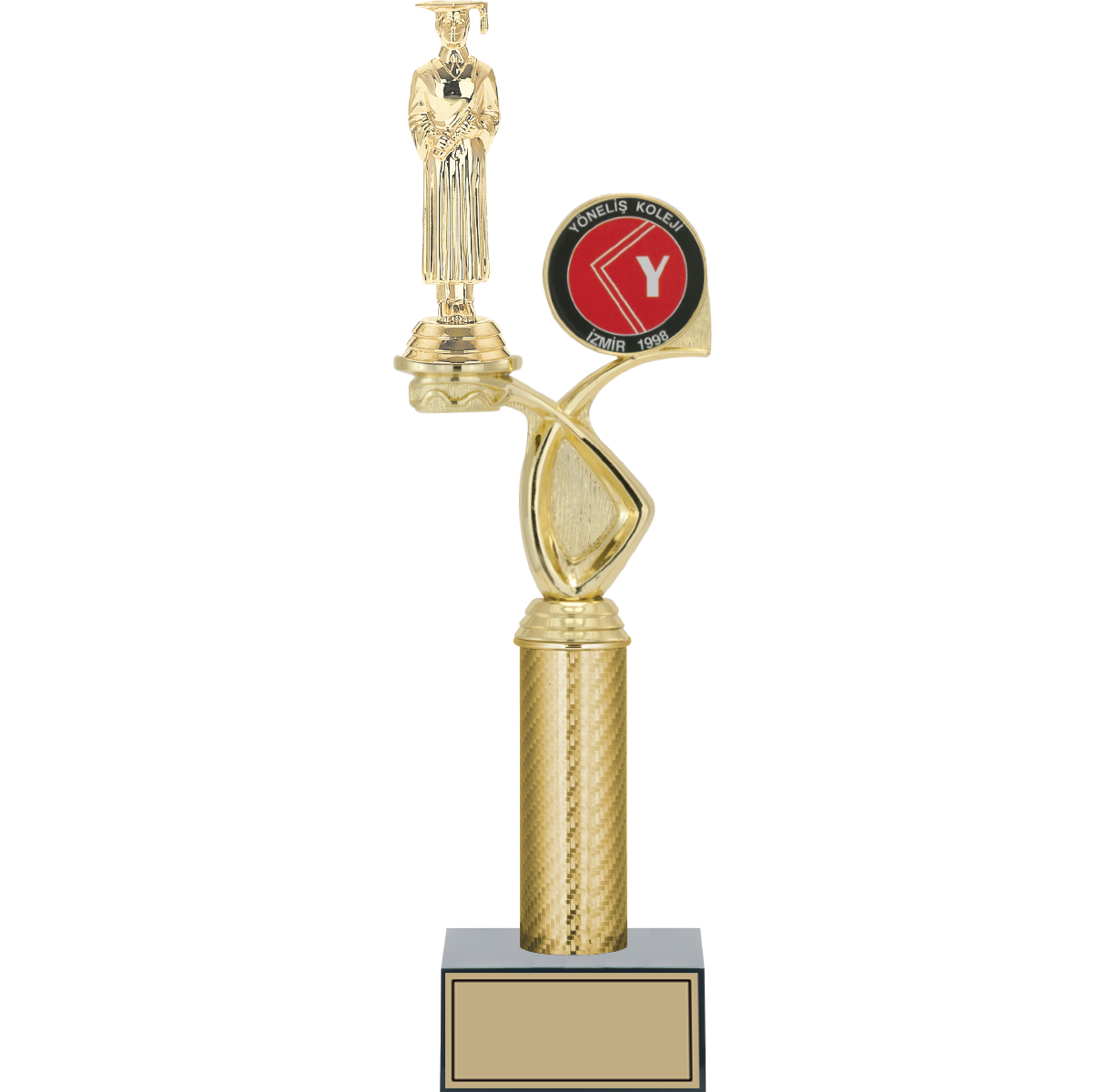 Mezuniyet Erkek Figürlü Kupalar 40, 37, 35 cm | FG-015 - 40