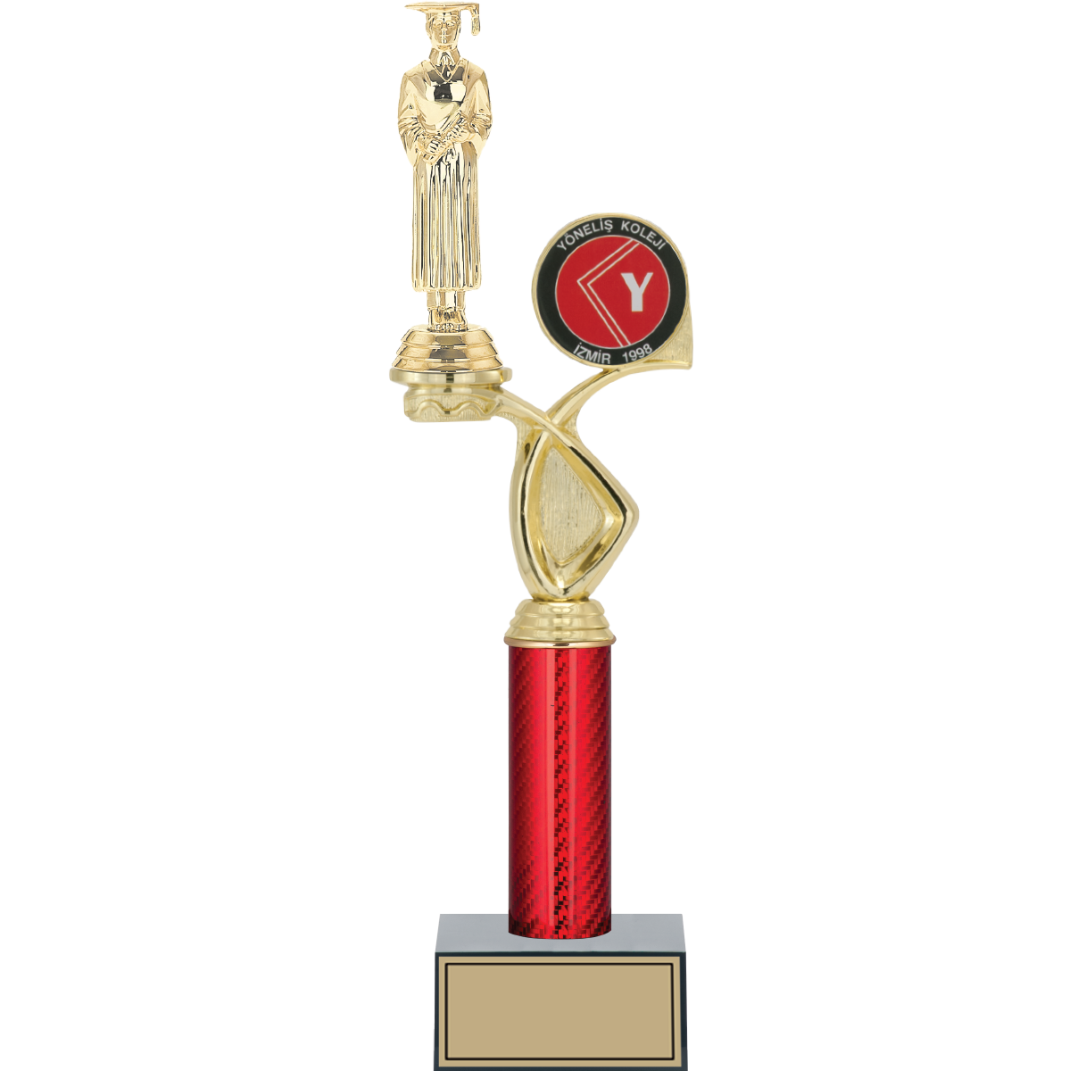 Mezuniyet Erkek Figürlü Kupalar 40, 37, 35 cm | FG-016 - 40