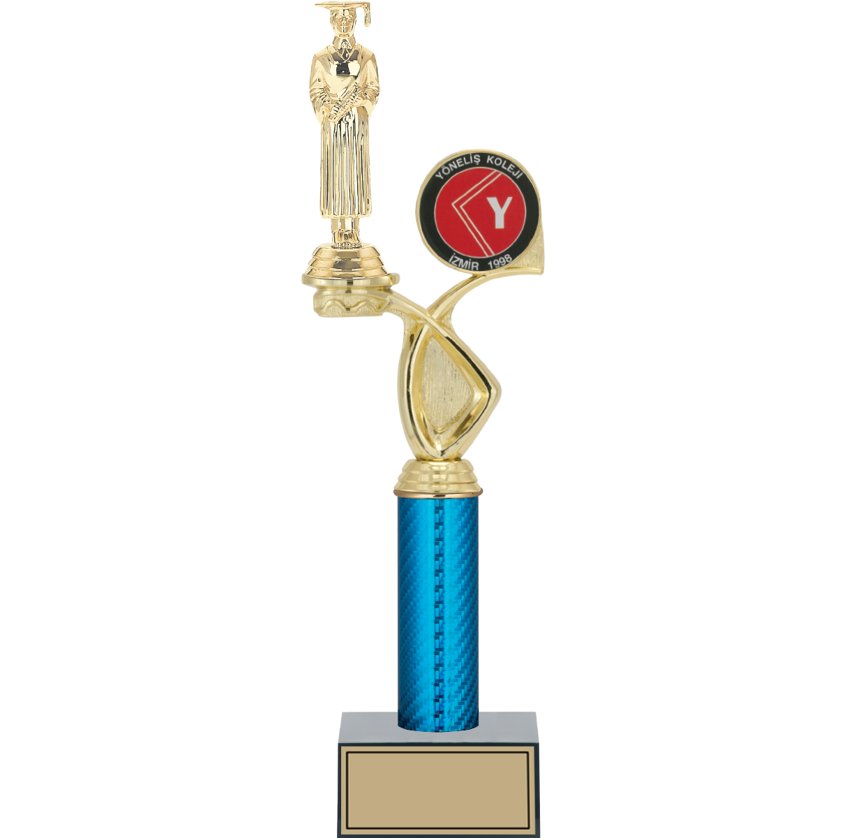 Mezuniyet Erkek Figürlü Kupalar 40, 37, 35 cm | FG-017 - 40