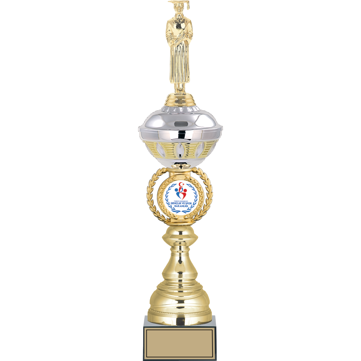 Mezuniyet Erkek Figürlü Kupalar 50, 47, 45 cm | FG-066 - 50