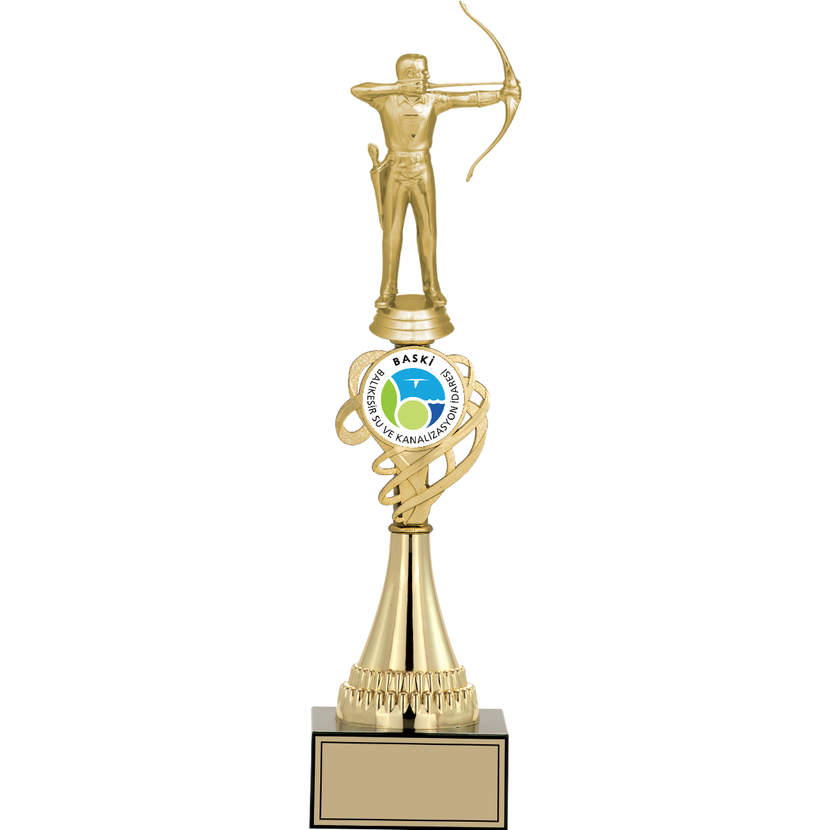 Okçu Figürlü Kupalar 39, 37, 35 cm | FG-034 - 39