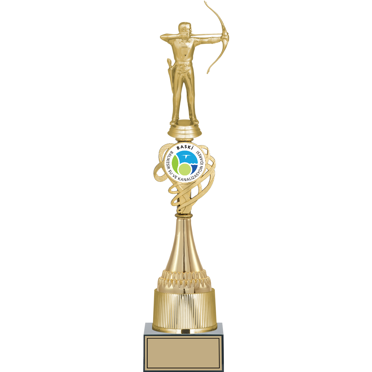 Okçu Figürlü Kupalar 44, 41, 38 cm | FG-033 - 44