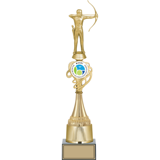 Okçu Figürlü Kupalar 44, 41, 38 cm | FG-036 - 44