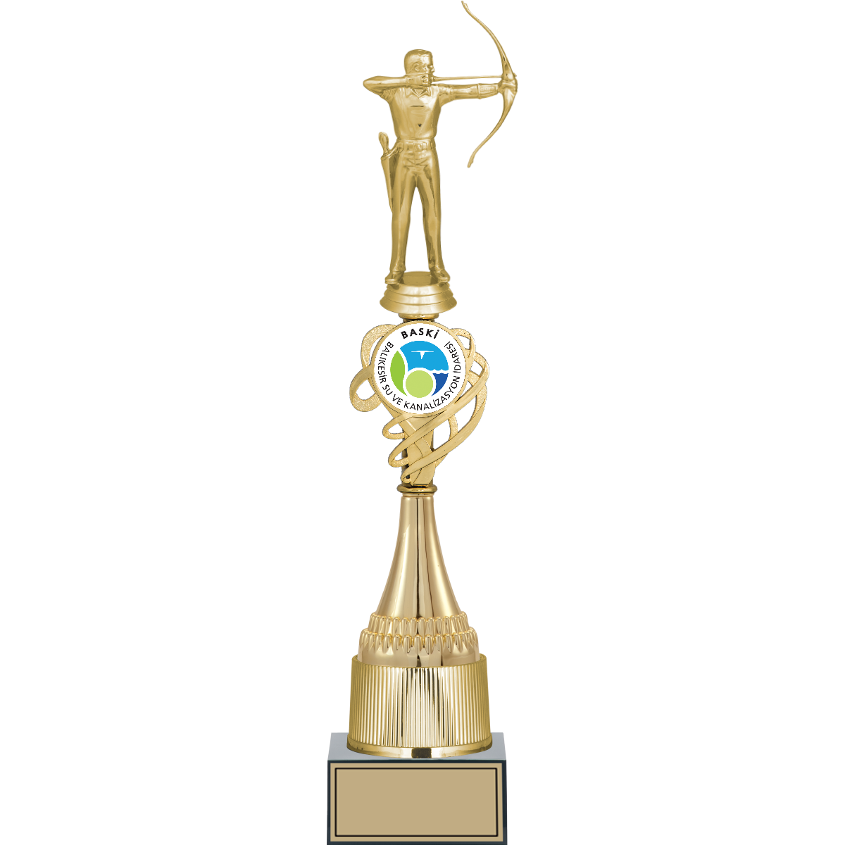 Okçu Figürlü Kupalar 44, 41, 38 cm | FG-036 - 44