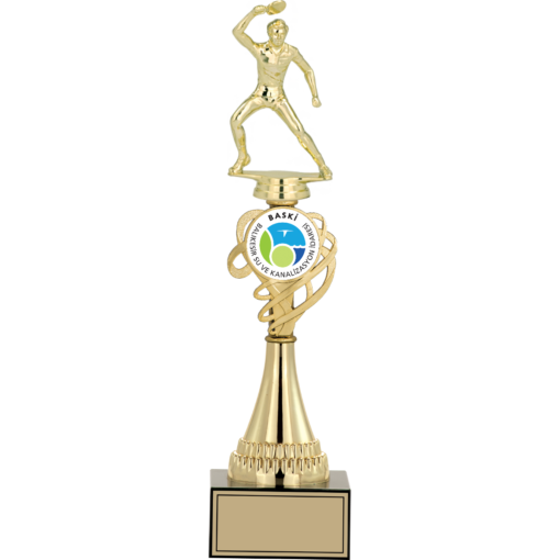 Padel Erkek Figürlü Kupalar 37, 35, 33 cm | FG-034 - 37