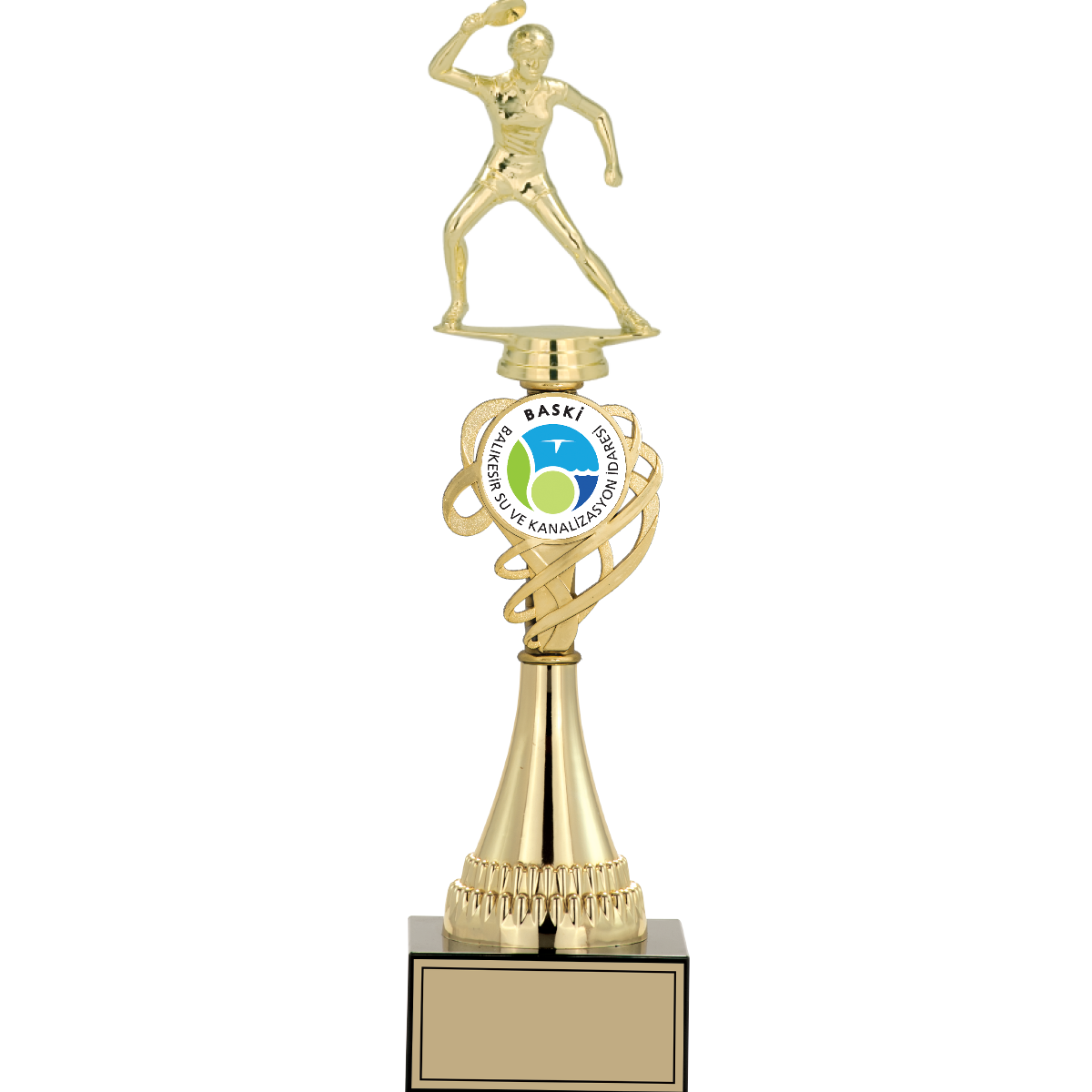 Padel Kadın Figürlü Kupalar 37, 35, 33 cm | FG-034 - 37
