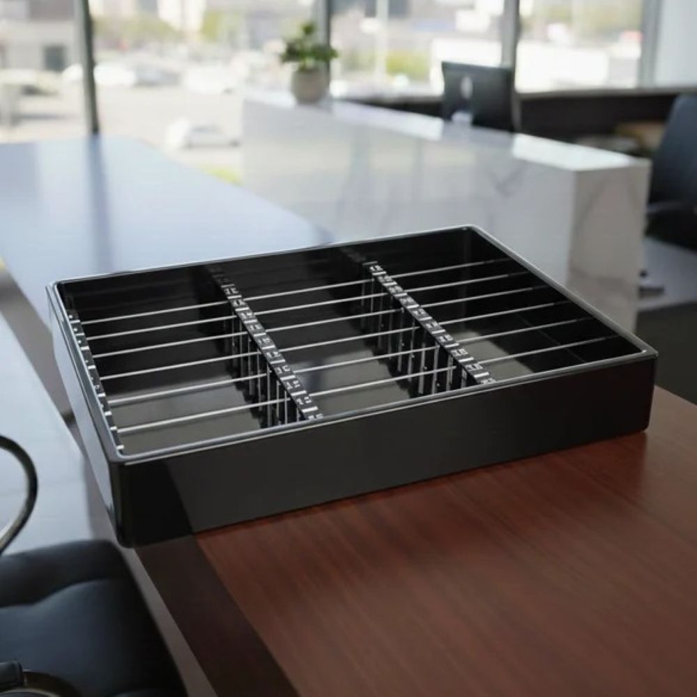 Personel ve Ziyaretçi Kimlik Kartlık – 30 Bölmeli Siyah