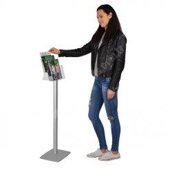 Pillar Broşür Stand 6X1/3A4 (10x21cm)