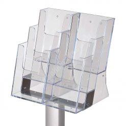 Pillar Broşür Stand 6X1/3A4 (10x21cm)
