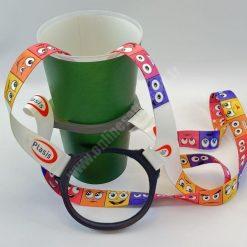 Plastik Bardak Tutucu Boyun Askısı