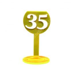 Pleksi Masa Numarası Kadeh Adisyonlu