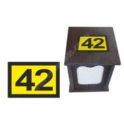 Pleksi Masa Numarası Peçetelik İçin