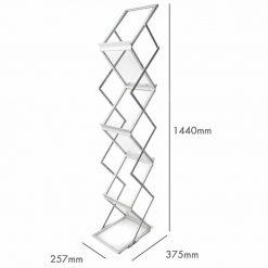Portatif Zigzag Broşür Stand 21 Portatif Zigzag Broşür Stand