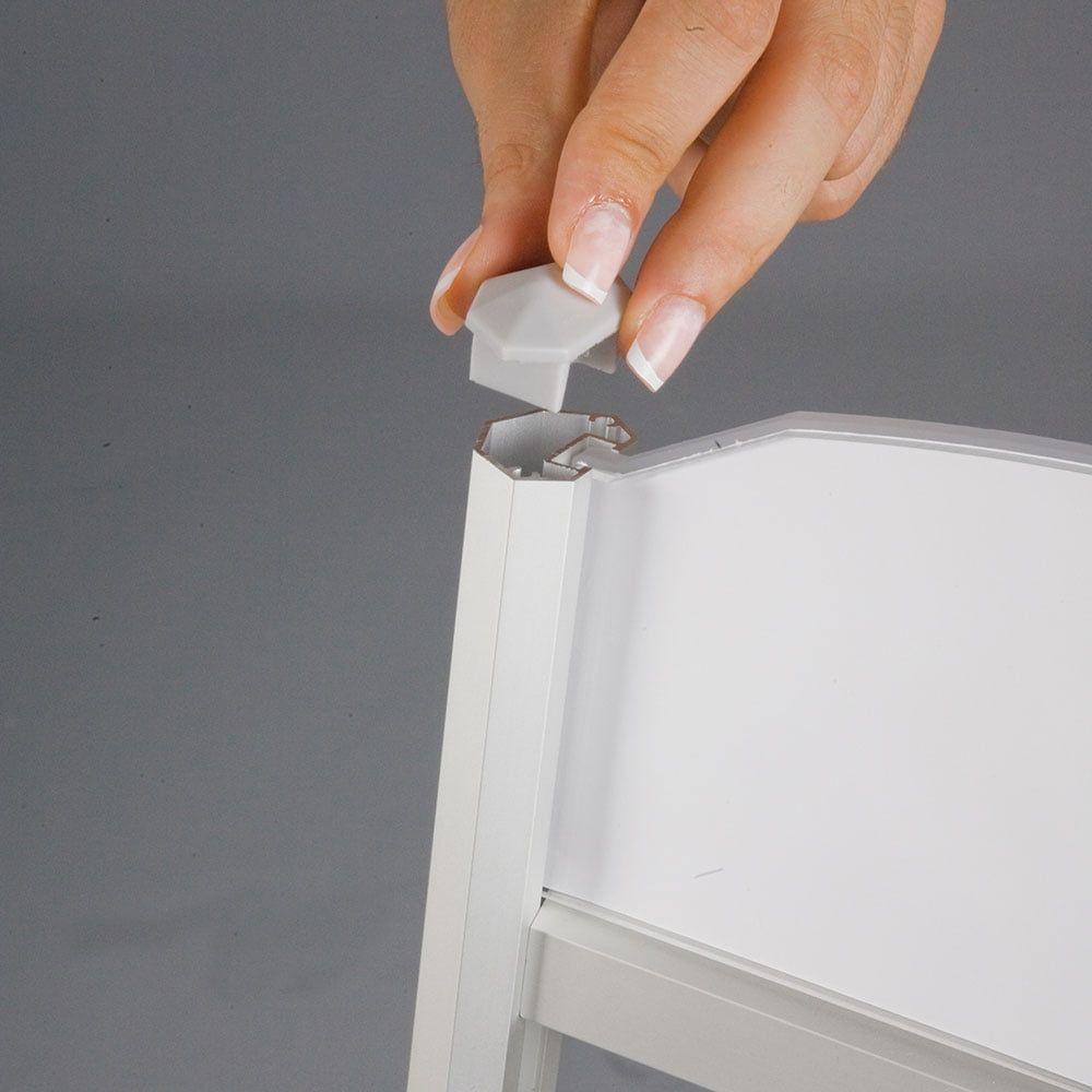 Rapid Broşür Stand 2xA4 – Gri 12 Rapid Broşür Stand 3xA4 – Gri