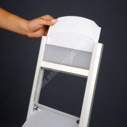 Rapid Broşür Stand 3xA4 – Gri