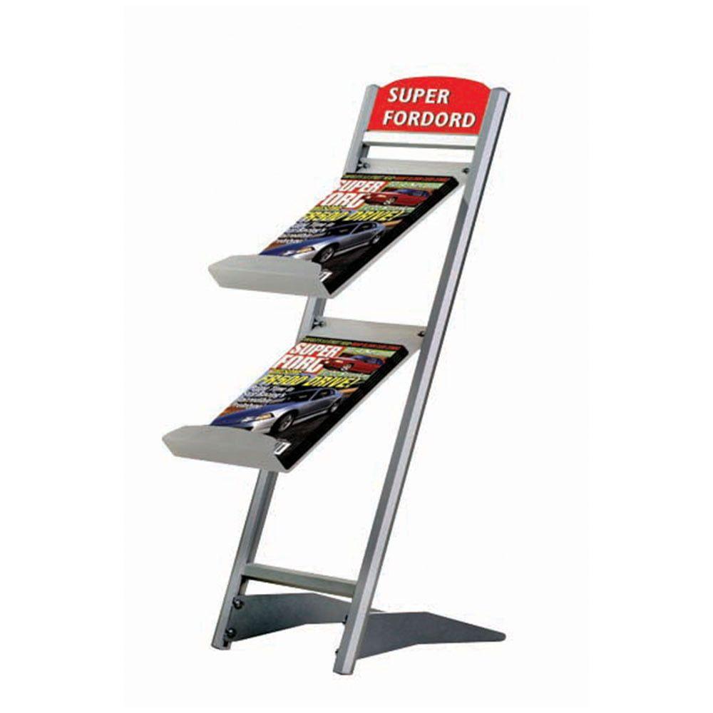 Rapid Broşür Stand 2xA4 – Gri