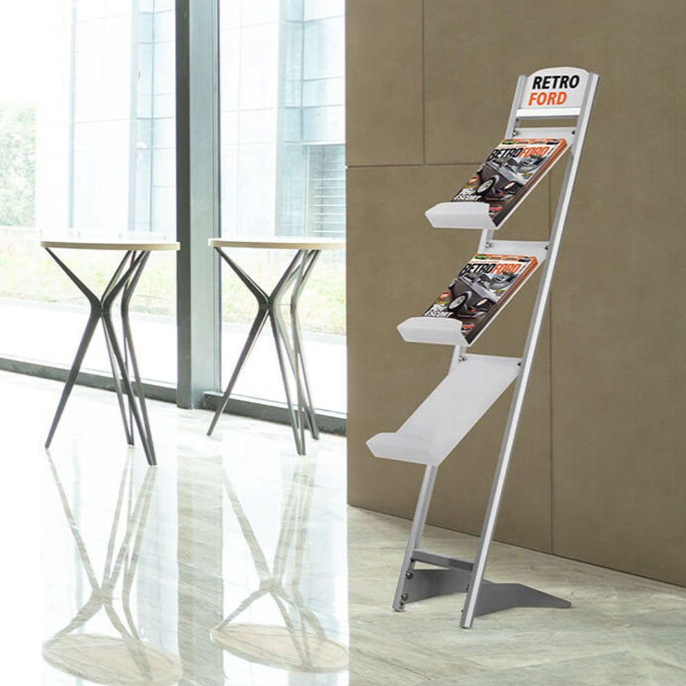 Rapid Broşür Stand 3xA4 – Gri 2 Rapid Broşür Stand 3xA4 – Gri