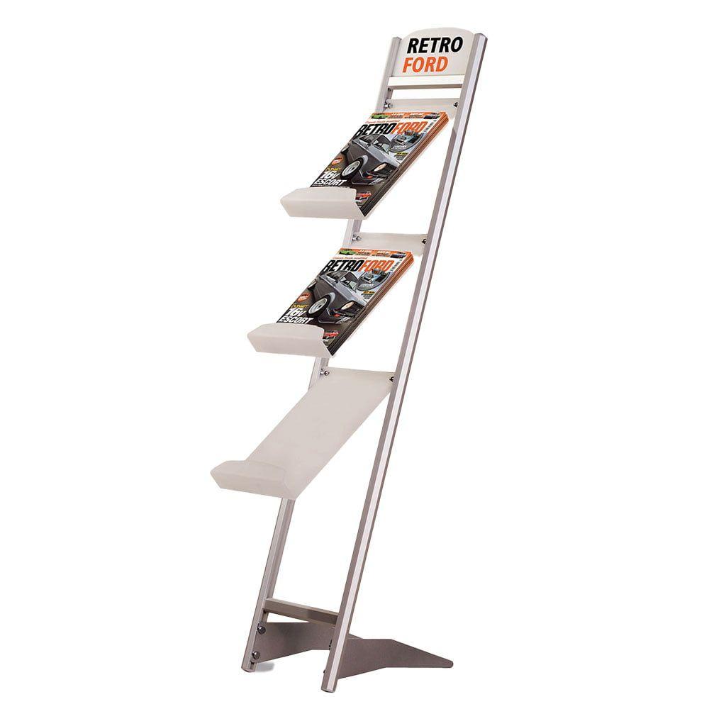 Rapid Broşür Stand 3xA4 – Gri