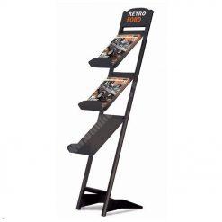 Rapid Broşür Stand 3xA4 – Siyah