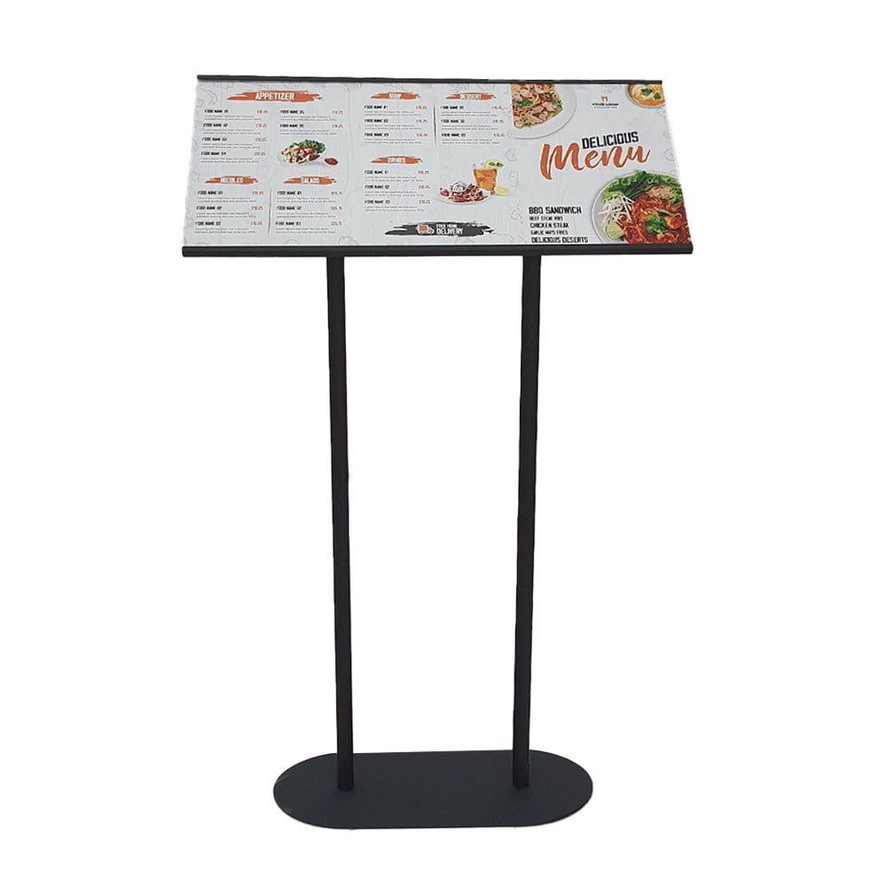 Restoran Önü Metal Menü Panosu 3xA4