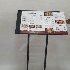 Restoran Önü Metal Menü Panosu 2xA3