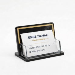 Siyah Gold Detaylı Kartvizitlik
