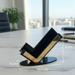 Siyah Gold Detaylı Premium Kartvizitlik