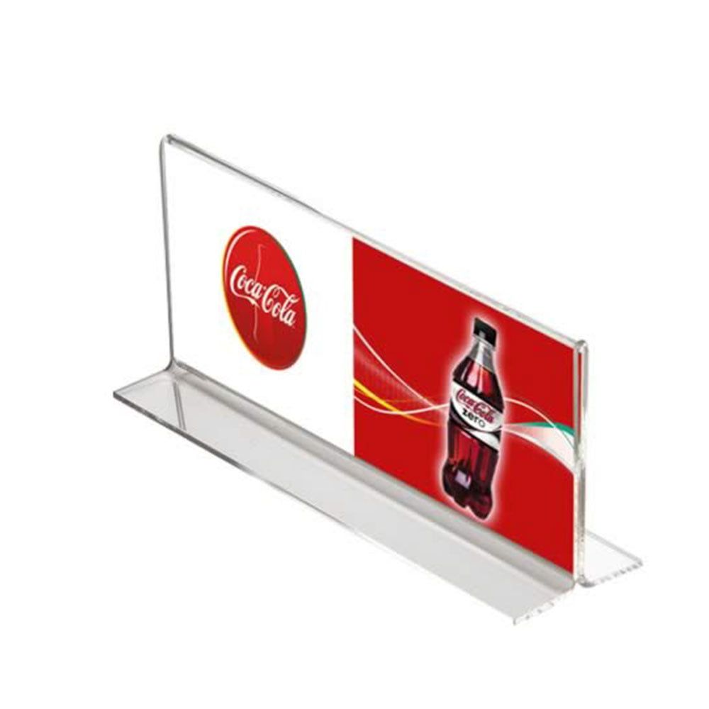 T Tipi Pleksi Föylük/Etiketlik Yatay 1/3 A4 (21x10cm)