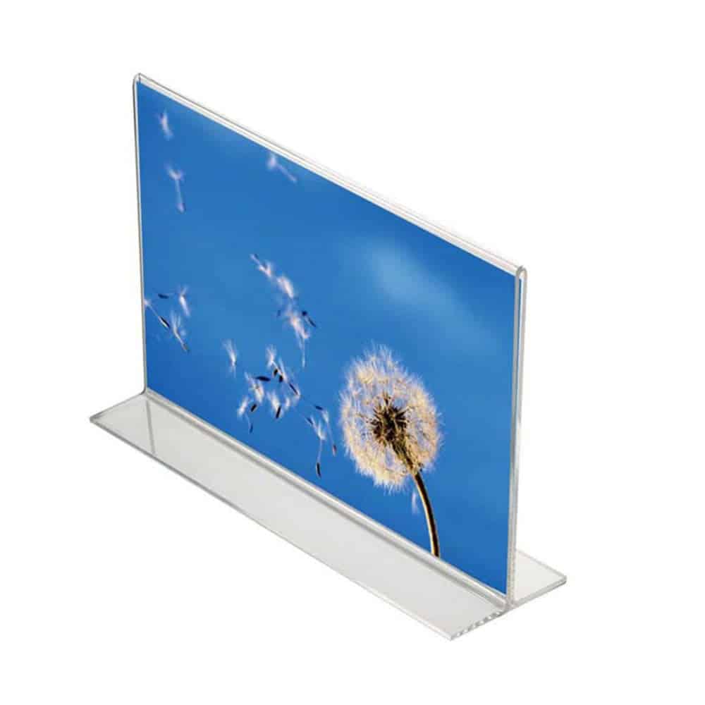 T Tipi Pleksi Föylük/Etiketlik Yatay A6 (15x10cm)