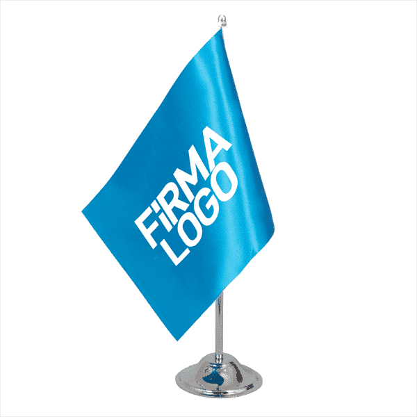 Tekli Logolu Masa Bayrağı 1 Tekli Logolu Masa Bayrağı