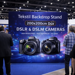 Tekstil Backdrop Stand 200x200cm Düz