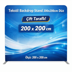 Tekstil Backdrop Stand 200x200cm Düz
