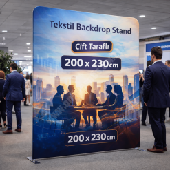 Tekstil Backdrop Stand 200x230cm Düz
