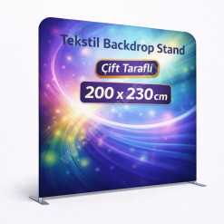 Tekstil Backdrop Stand 200x230cm Düz 17 Tekstil Backdrop Stand 200x230cm Düz