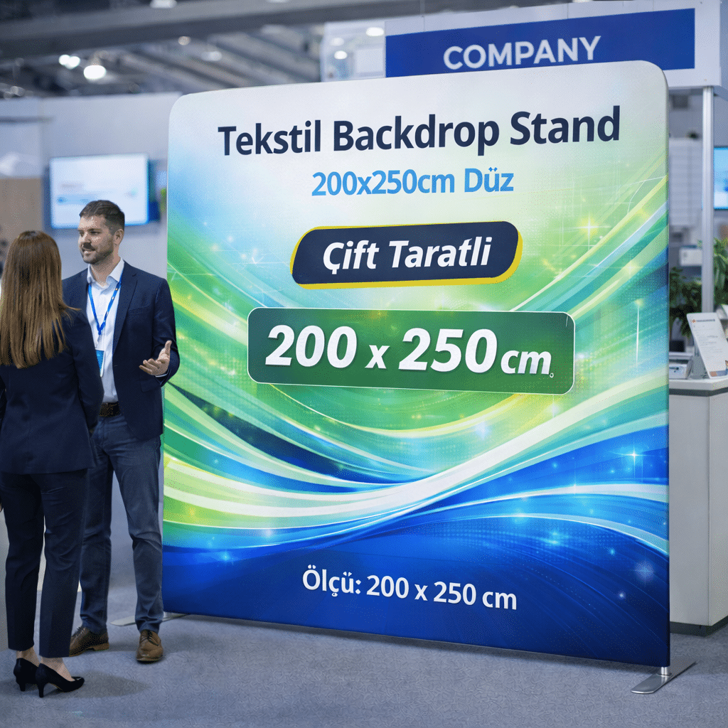 Tekstil Backdrop Stand 200x250cm Düz 4 Tekstil Backdrop Stand 200x250cm Düz