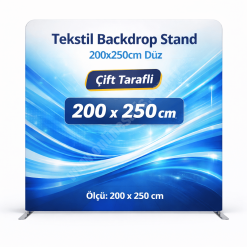Tekstil Backdrop Stand 200x250cm Düz