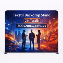 Tekstil Backdrop Stand 300x200cm Düz