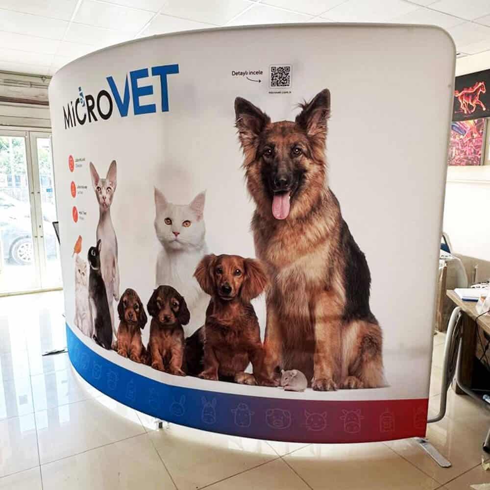 Tekstil Backdrop Stand 230x230cm Oval 4 Tekstil Backdrop Stand 230x230cm Oval