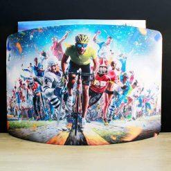 Tekstil Backdrop Stand 230x230cm Oval